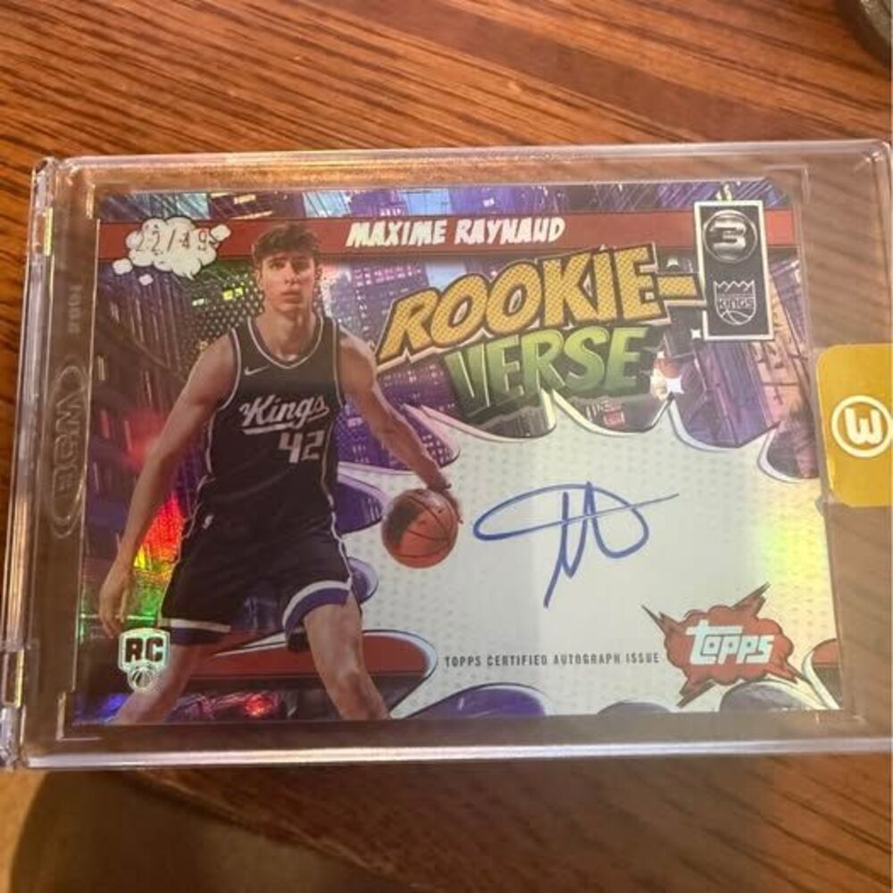 🏀 MAXIME RAYNAUD ROOKIE-VERSE AUTO /49 — $115 🏀